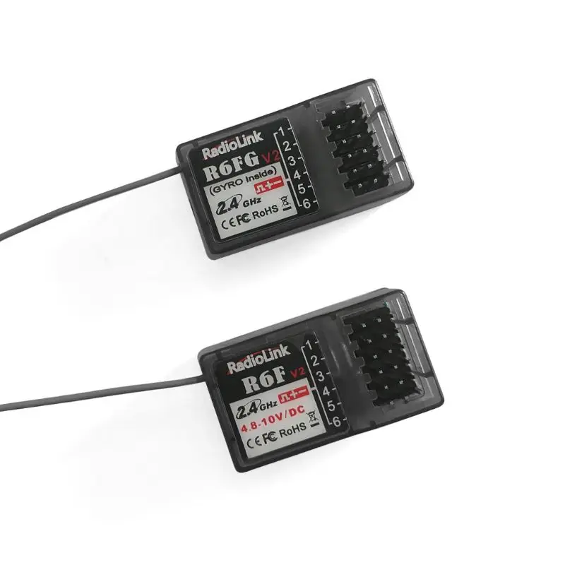 Radiolink R6FG R6F 2.4G Receiver FHSS 6 Channel RX Radio Control System R6FG Gyro Function for RC4GS
Radiolink R6FG R6F 2.4G Receiver FHSS 6 Channel RX Radio Control System R6FG Gyro Function for RC4GS