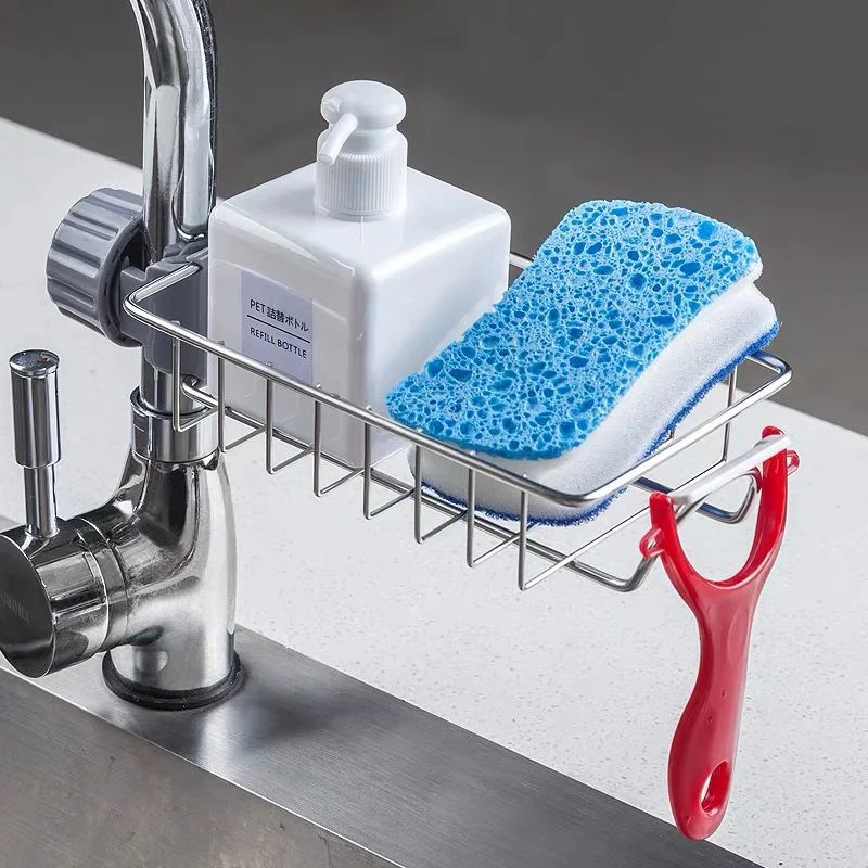 Kitchen Stainless Steel Sink Drain Rack Sponge Storage Faucet Holder Soap Drainer Shelf Basket Organizer Bathroom Accessories
Kitchen Stainless Steel Sink Drain Rack Sponge Storage Faucet Holder Soap Drainer Shelf Basket Organizer Bathroom Accessories