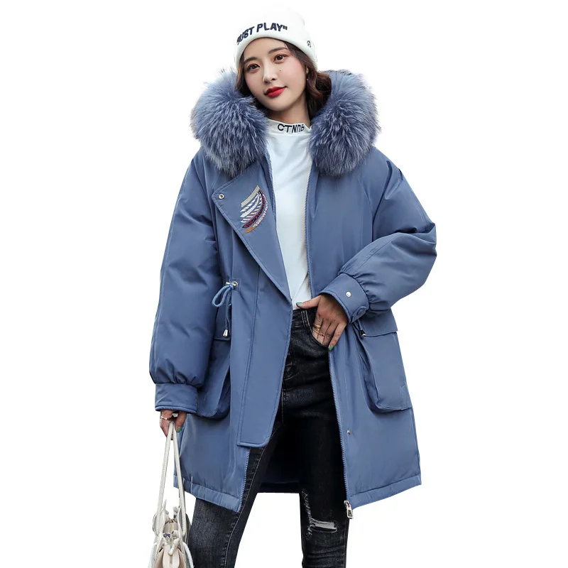 New Winter Jacket Coat Women Fur Liner Hooded Fur Collar Female Long Parkas Thick Warm Snow Wear Cotton Padded Coat Outwear
New Winter Jacket Coat Women Fur Liner Hooded Fur Collar Female Long Parkas Thick Warm Snow Wear Cotton Padded Coat Outwear