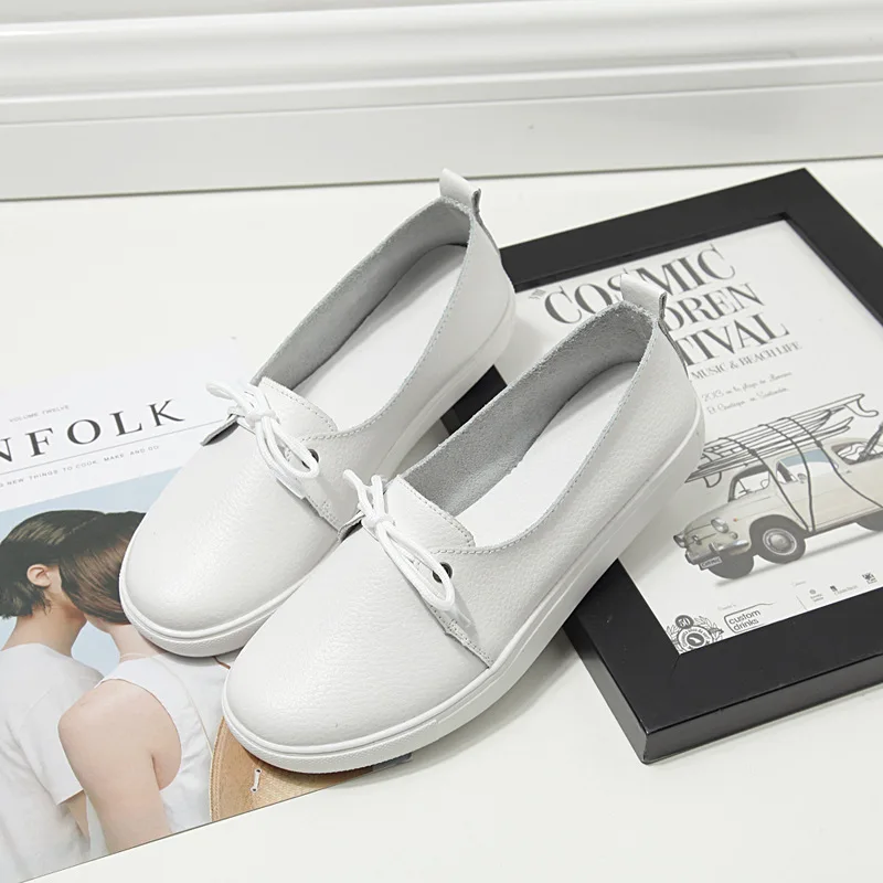 Women Shoes Flats Fashion Sneakers Casual Loafers High Quality Woman Shoes Plus Size Low-top Flat Ladies Split Leather Cowhide
Women Shoes Flats Fashion Sneakers Casual Loafers High Quality Woman Shoes Plus Size Low-top Flat Ladies Split Leather Cowhide
