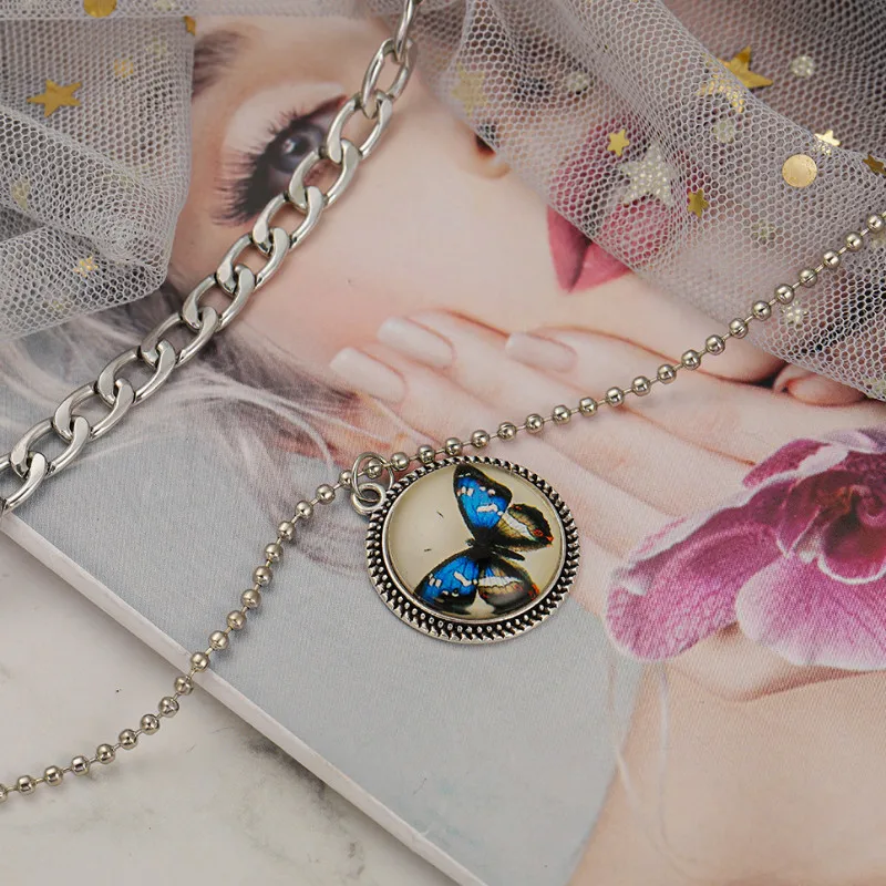 Exquisite Jewelry Butterfly Pendant Clavicle Chain Alloy Necklaces Necklace for Women Gift
Exquisite Jewelry Butterfly Pendant Clavicle Chain Alloy Necklaces Necklace for Women Gift