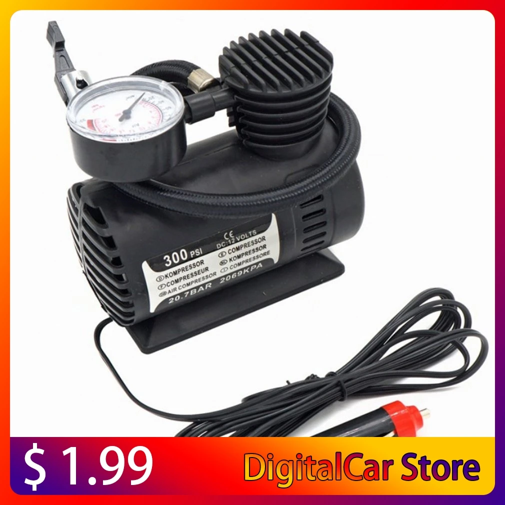 12V ABS plastic Mini Locomotive Air Pump Abs Plastic Car Tire Inflator Portable Car Electric Small Air Pump 1 Piece
12V ABS plastic Mini Locomotive Air Pump Abs Plastic Car Tire Inflator Portable Car Electric Small Air Pump 1 Piece
