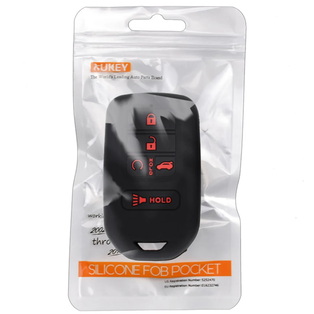 For Honda Civic Accord CR-V Pilot Insight 2016 2017 2018 2019 2020 5 Button Silicone Car Remote Key Shell Case Fob Cover Holder 
For Honda Civic Accord CR-V Pilot Insight 2016 2017 2018 2019 2020 5 Button Silicone Car Remote Key Shell Case Fob Cover Holder