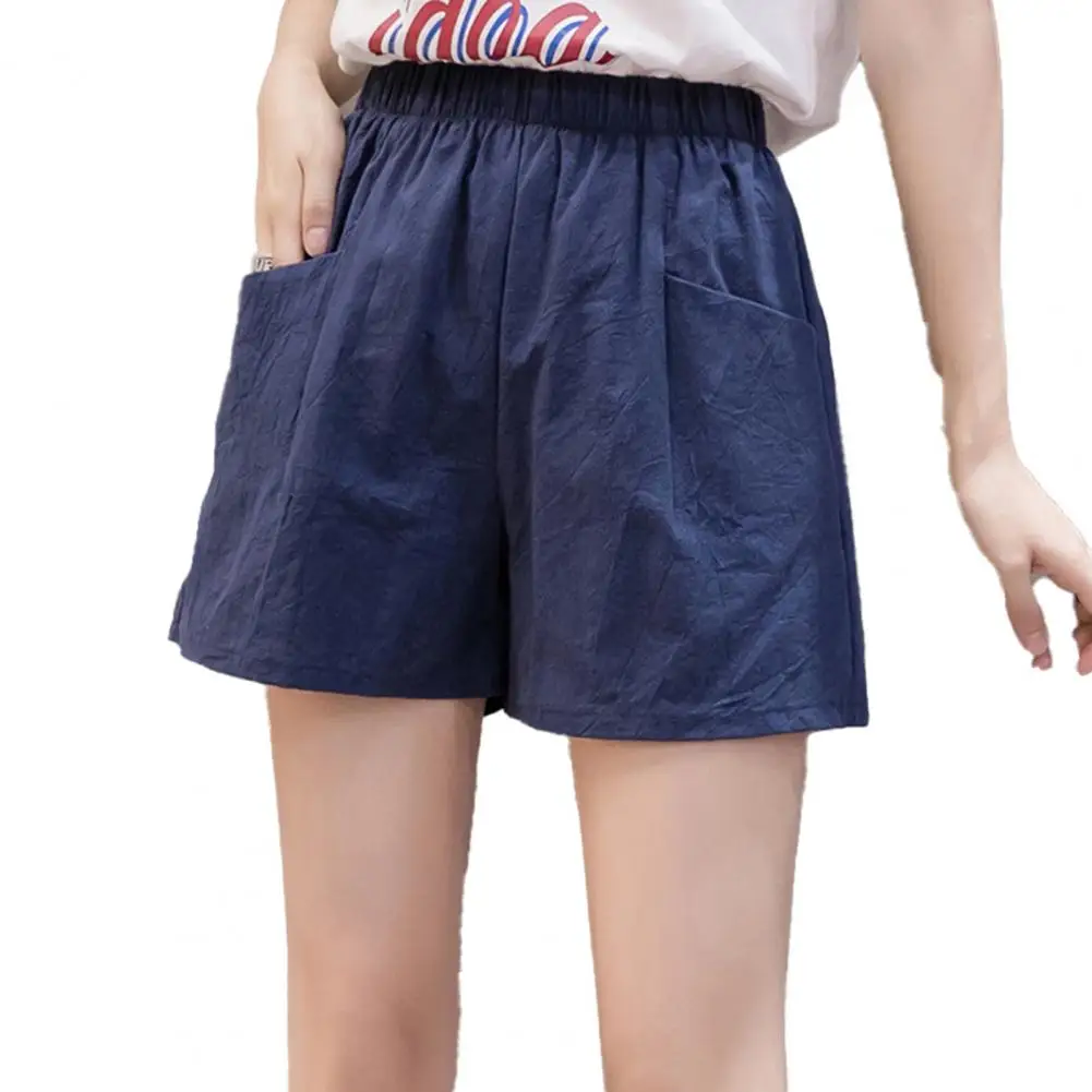 2021 Women High Waist Linen Shorts Casual Short Thin Wide Leg Linen Shorts Pocket ropa mujer spodenki damskie Woman Shorts
2021 Women High Waist Linen Shorts Casual Short Thin Wide Leg Linen Shorts Pocket ropa mujer spodenki damskie Woman Shorts