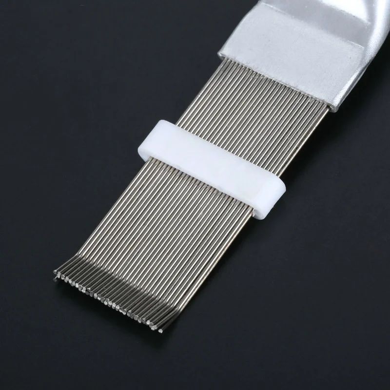 1Pc Stainless Steel Fin Comb Brush Straightener Cleaner Evaporator For Air Conditioner Blade Cooling Straightening Cleaning Tool
1Pc Stainless Steel Fin Comb Brush Straightener Cleaner Evaporator For Air Conditioner Blade Cooling Straightening Cleaning Tool