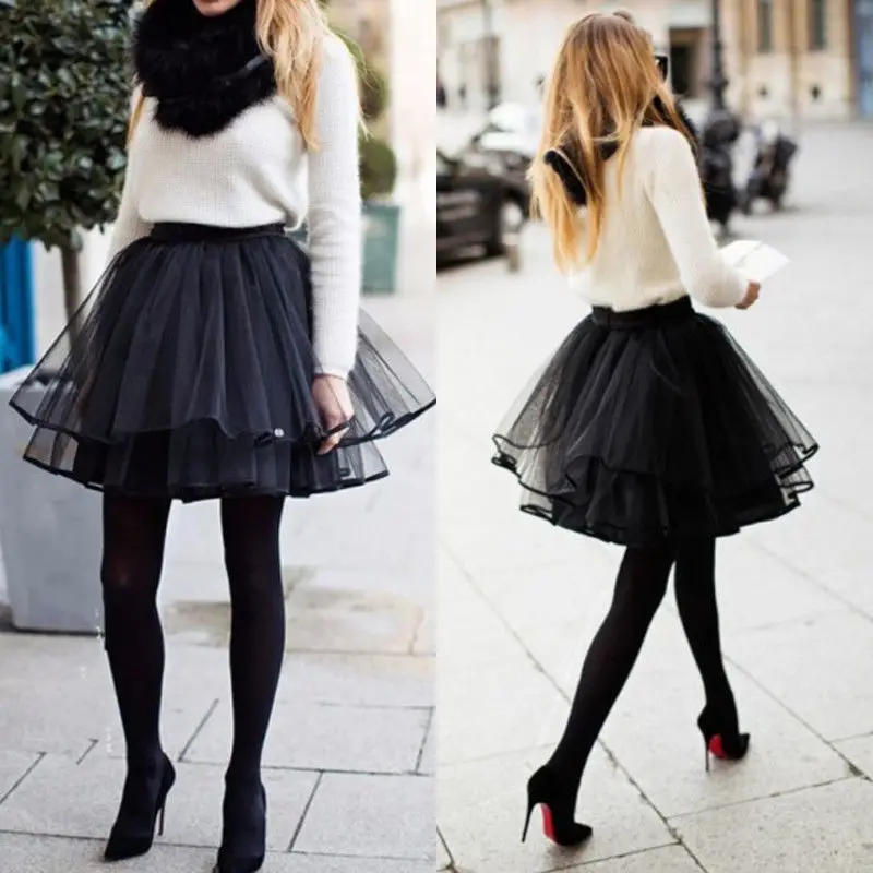 Preppy Style Women Girls Mesh Mini Skirts Fashion Ladies Black Tulle Tutu Skirts Ball Gown 2020 Women Party Clothes Skirts
Preppy Style Women Girls Mesh Mini Skirts Fashion Ladies Black Tulle Tutu Skirts Ball Gown 2020 Women Party Clothes Skirts