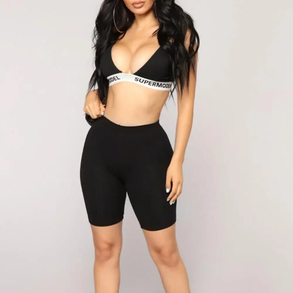 Womens Fitness Half Tights High Waist Quick Dry Skinny Yoga Bike Shorts Leggings | Спорт и развлечения