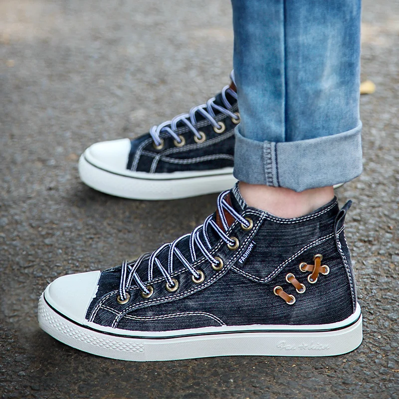 Autumn 2021 New Mans Height Denim Casual Shoes Mens Round Classic Driving Shoes Unisex Shockproof Wear Resitant Trekking Shoes
Autumn 2021 New Mans Height Denim Casual Shoes Mens Round Classic Driving Shoes Unisex Shockproof Wear Resitant Trekking Shoes