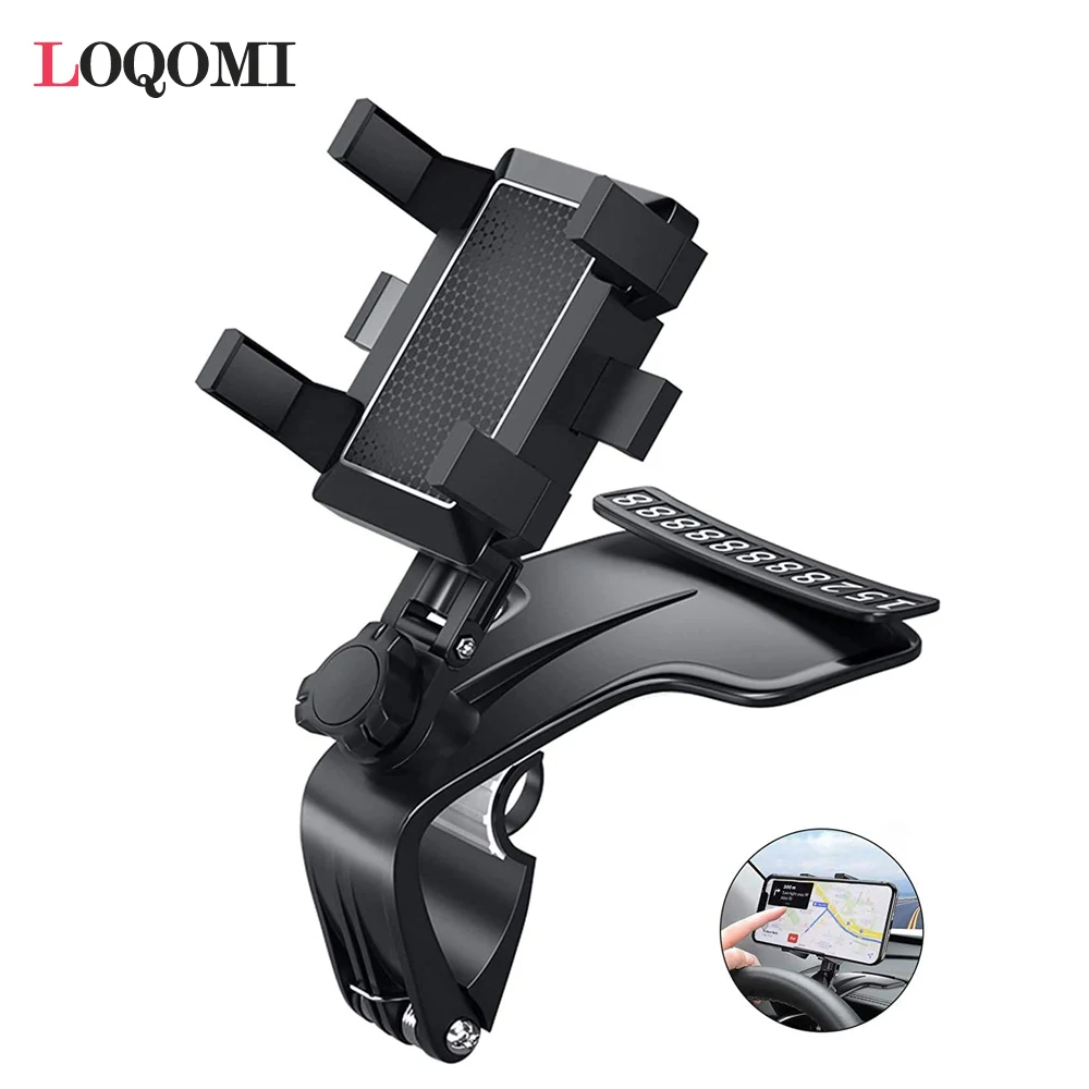 

Car Phone Holder Mount Multiple Purposes Car Dashboard Phone Holder 360 Degree Rotation Car Mount Stand Suitable for Smartphones