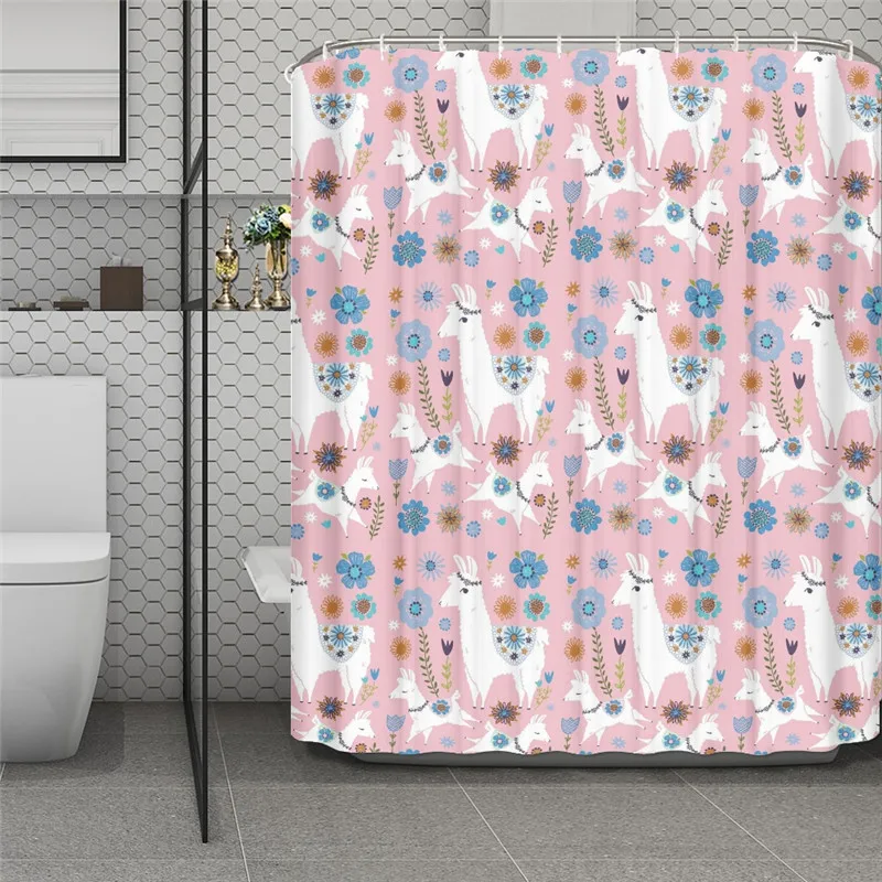 Upetstory Modern Black Shower Curtains Cartoon Alpaca Bath Curtains for Bathroom Bathtub Decor Curtain with Hooks 168X180cm
Upetstory Modern Black Shower Curtains Cartoon Alpaca Bath Curtains for Bathroom Bathtub Decor Curtain with Hooks 168X180cm