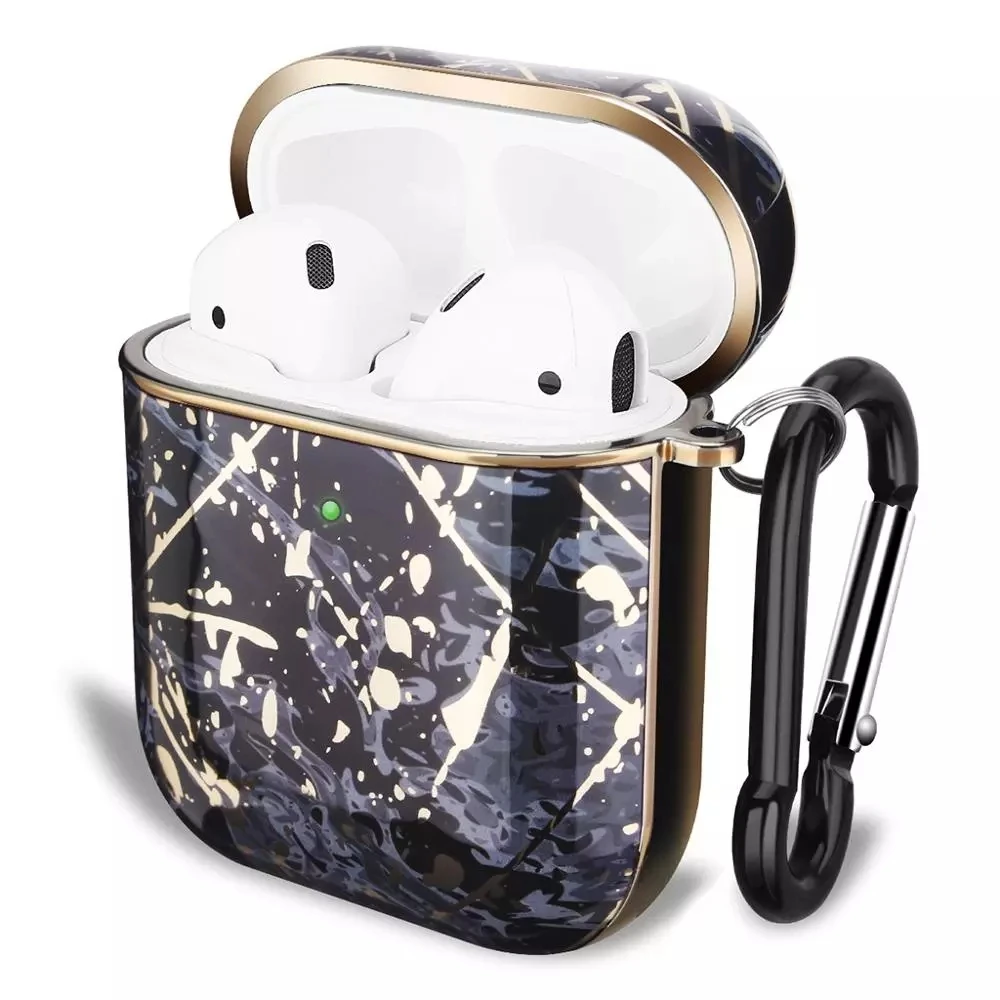 Luxury Style Airpods Case Electroplating Gold PC Marble Designer Protective Cover Case for Apple Airpods
Luxury Style Airpods Case Electroplating Gold PC Marble Designer Protective Cover Case for Apple Airpods
