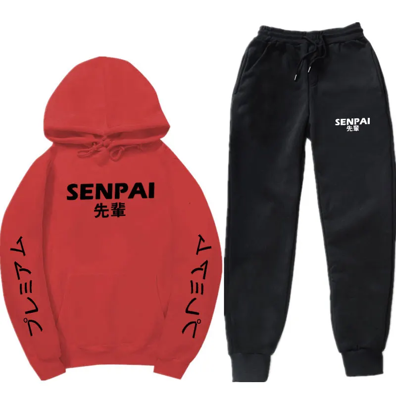 Men 2 Piece Set Fashion Japanese SENPAI Suit Jogging Training Track Suit Bodybuilding Mens Hoodies De Marque+sweatpants S-3XL
Men 2 Piece Set Fashion Japanese SENPAI Suit Jogging Training Track Suit Bodybuilding Mens Hoodies De Marque+sweatpants S-3XL
