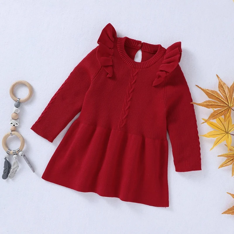 0-3 Years Autumn Casual Dress Baby Girls Long Sleeve Knitted Tutu Dress Kids Toddler Pageant Sundress
0-3 Years Autumn Casual Dress Baby Girls Long Sleeve Knitted Tutu Dress Kids Toddler Pageant Sundress
