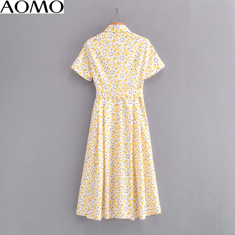 AOMO fashion women floral print shirt dress with slash short sleeve A line females office dresses vestidos tops 1F126A
AOMO fashion women floral print shirt dress with slash short sleeve A line females office dresses vestidos tops 1F126A