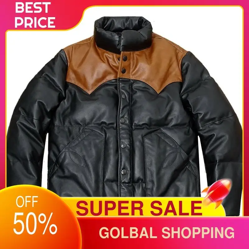 2021 Black Japan Casual Style Genuine Leather Down Coat Plus Size 4XL Real Natural Cowhide Winter Thick Warm Jacket
2021 Black Japan Casual Style Genuine Leather Down Coat Plus Size 4XL Real Natural Cowhide Winter Thick Warm Jacket