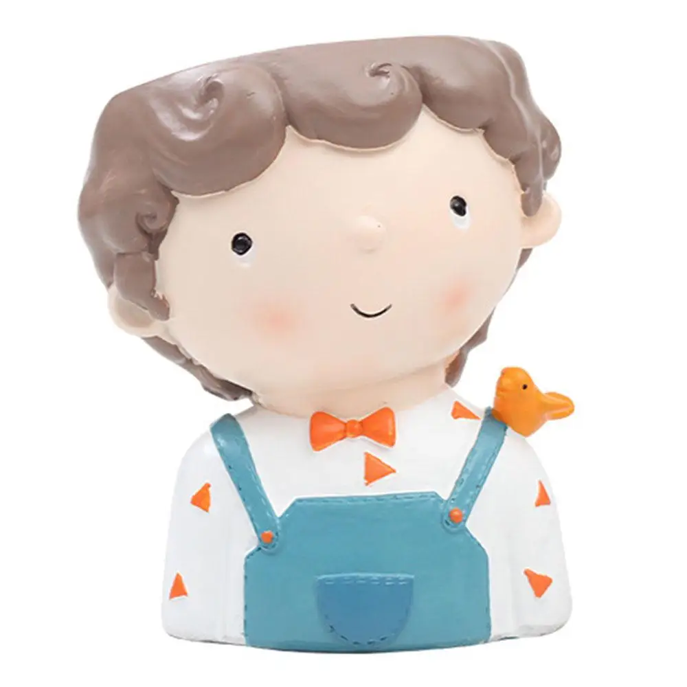 Resin BOY Flower Planter Creative Succulent Plant Pot Office Statue Plant Pots Flowerpot Bonsai Vase Home Decor
Resin BOY Flower Planter Creative Succulent Plant Pot Office Statue Plant Pots Flowerpot Bonsai Vase Home Decor