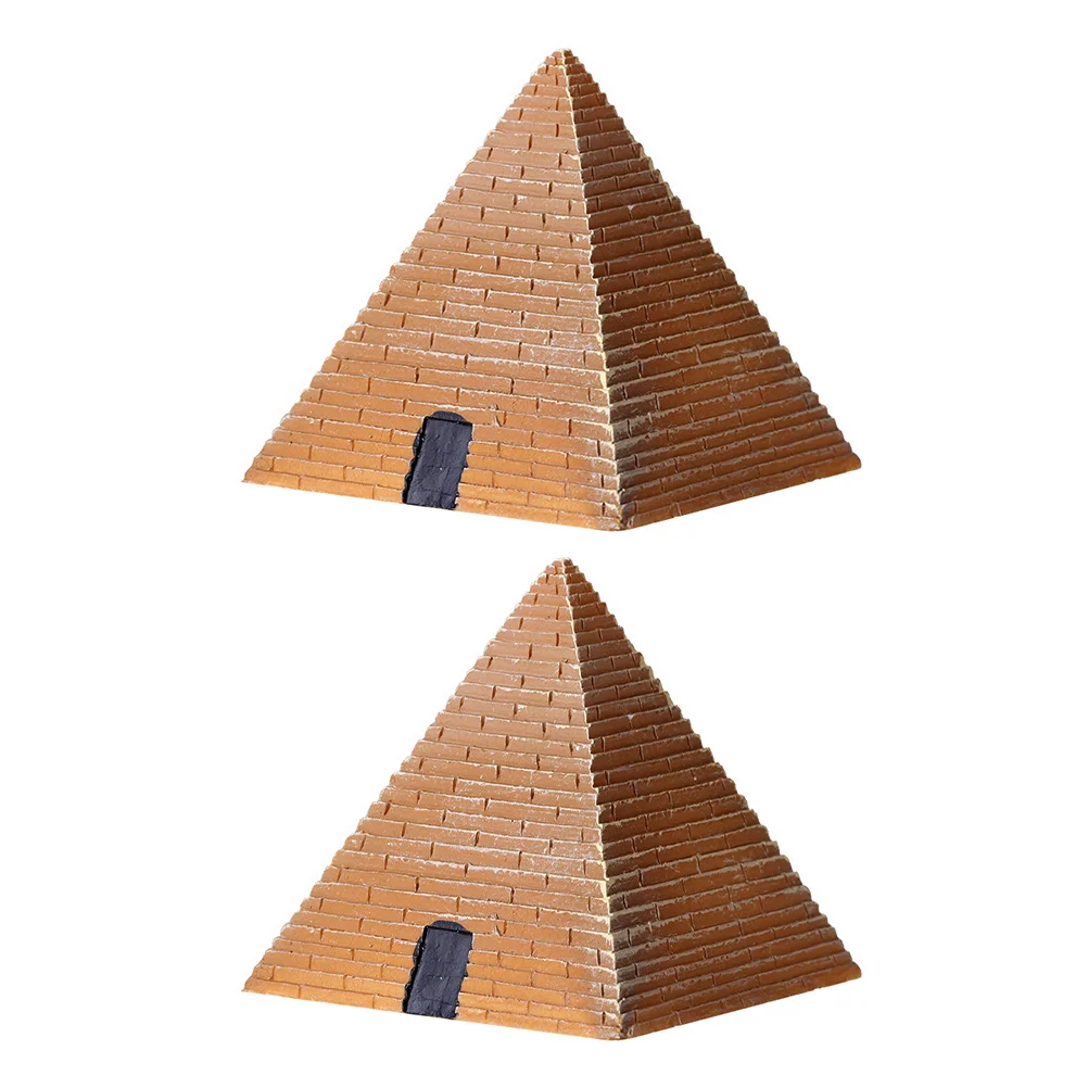 2pcs Unique Adornment Delicate Pyramid Handicraft Photo Prop Exquisite Pyramid Craft
2pcs Unique Adornment Delicate Pyramid Handicraft Photo Prop Exquisite Pyramid Craft