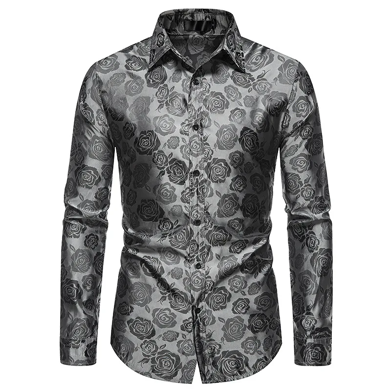 LUCLESAM – chemise à manches longues pour homme, tenue de soirée à la mode, imprimé Rose, avec boutons, discothèque
LUCLESAM – chemise à manches longues pour homme, tenue de soirée à la mode, imprimé Rose, avec boutons, discothèque