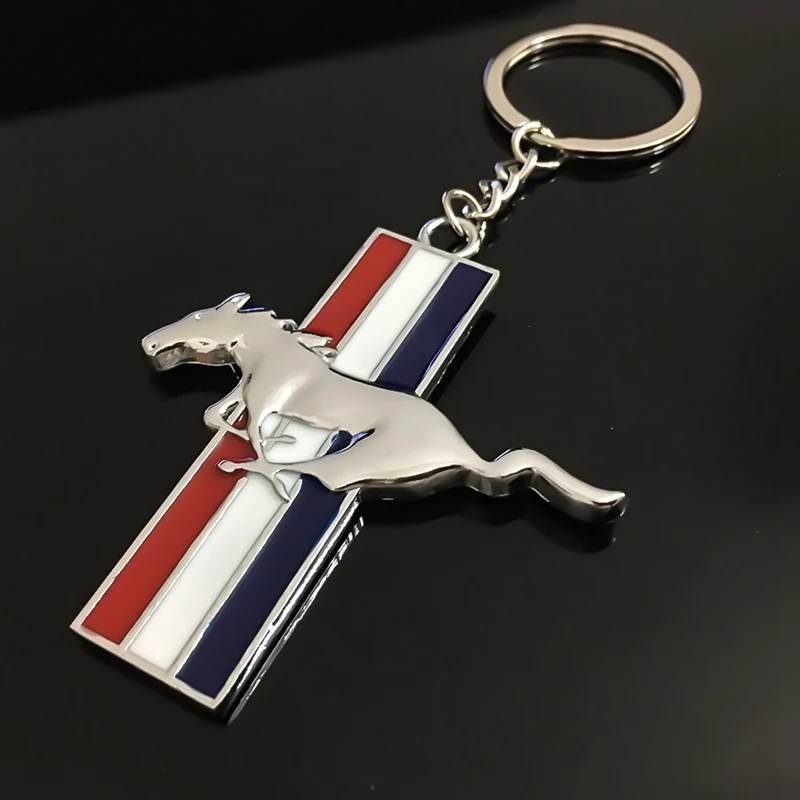 Creative Car Running Horse Logo Keychain Chrome Metal Zinc Alloy Horse Car Key Ring KeyChain For Ford Mustang
Creative Car Running Horse Logo Keychain Chrome Metal Zinc Alloy Horse Car Key Ring KeyChain For Ford Mustang