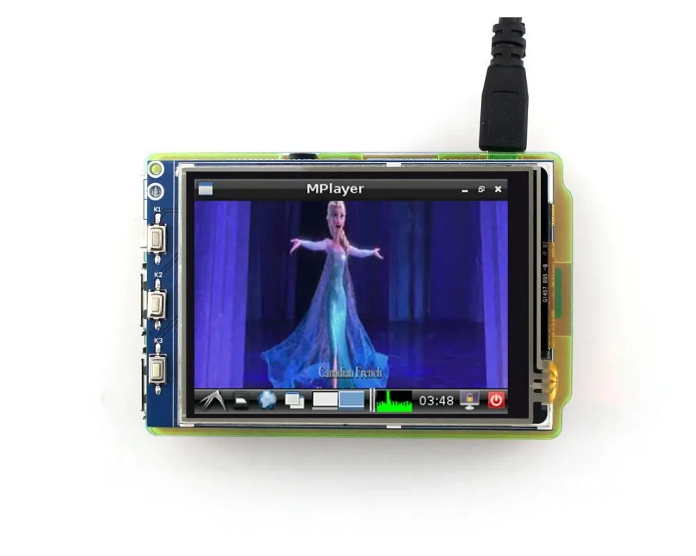 3 2 "резистивный сенсорный экран TFT LCD 320*240 Разрешение SPI интерфейс для Raspberry Pi