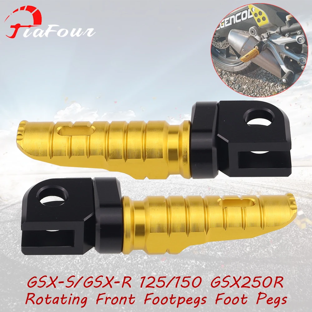 Fit For GSX-S 125 150 GSX-R125/150 GIXXER250/SF GSX250R GSX 150 BANDIT Front Footrest Foot Pegs Pedals
Fit For GSX-S 125 150 GSX-R125/150 GIXXER250/SF GSX250R GSX 150 BANDIT Front Footrest Foot Pegs Pedals