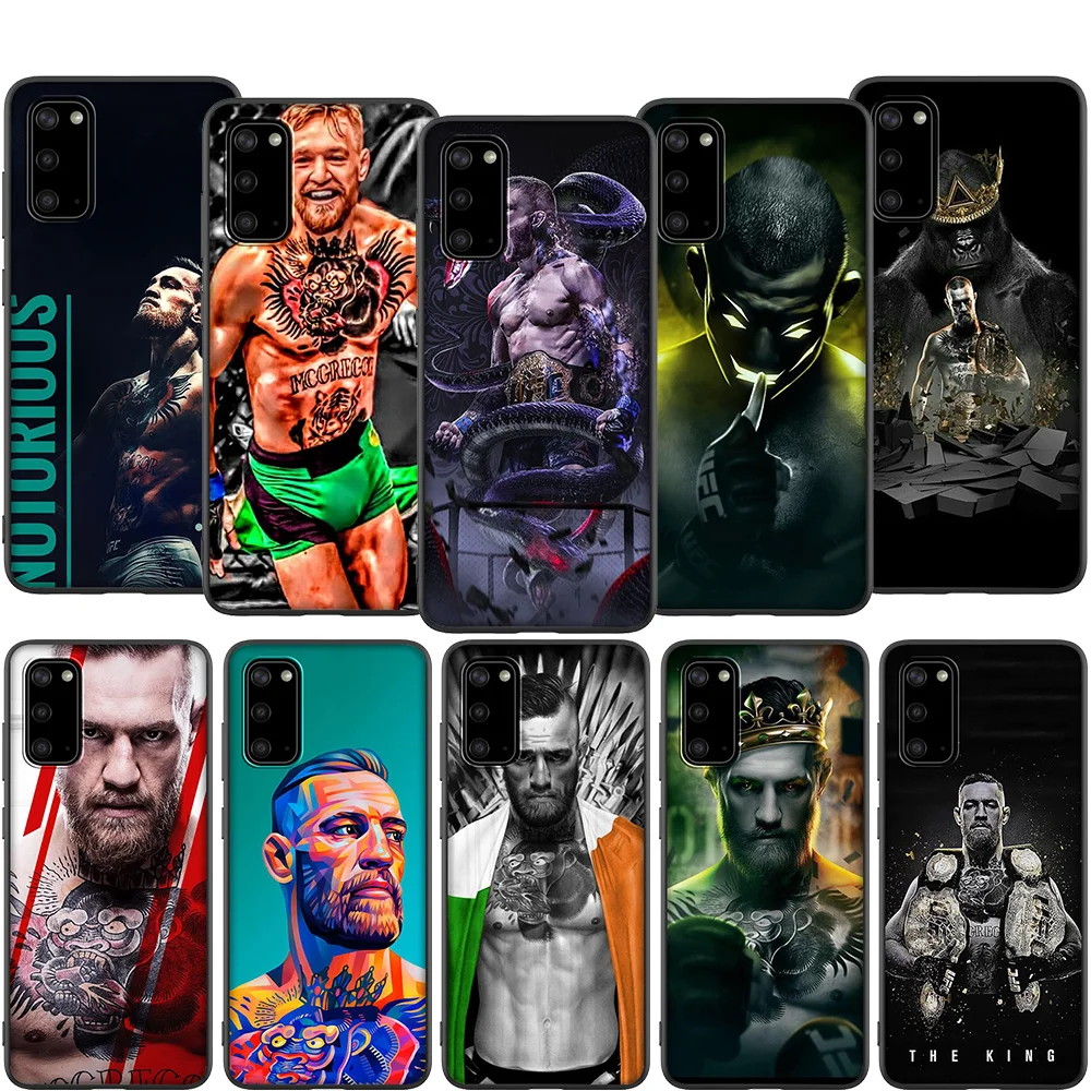 Мягкий чехол Lavaza Conor Mcgregor The King для Samsung Note A3 A5 A6 A7 A8 A9 A10s A20s A30s A40s A50s 10 A70 8 9 J6 Plus |