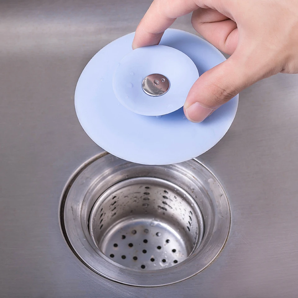 Silicone Sink Strainer Waste Sink Filter Waste Collector Kitchen Bathroom Drain Hair Catcher Stopper Colanders Strainers
Silicone Sink Strainer Waste Sink Filter Waste Collector Kitchen Bathroom Drain Hair Catcher Stopper Colanders Strainers