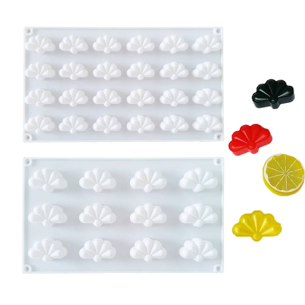 

Silicone Cake Mold 2 Styles Leaf Shape Ice Cube Soap Candle Moulds Sugar Craft Chocolate Mould Mini Ice Cream Baking tools
