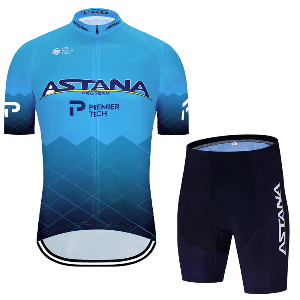 2021 Astana Pro Team Summer Cycling Jersey Set Bicycle Clothing Breathable Men Short Sleeve Shirt Bike Bib Shorts Quick Dry
2021 Astana Pro Team Summer Cycling Jersey Set Bicycle Clothing Breathable Men Short Sleeve Shirt Bike Bib Shorts Quick Dry