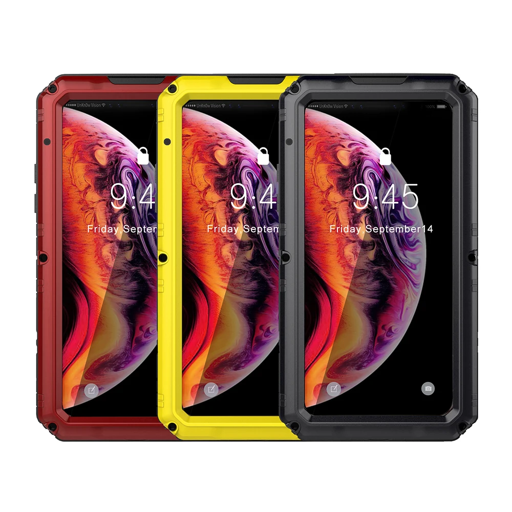 Haissky Aluminum Metal Case For iPhone Xs Max XR X IP68 Shockproof Waterproof Case for iPhone 6 6S 7 8 Plus Protector Cover
Haissky Aluminum Metal Case For iPhone Xs Max XR X IP68 Shockproof Waterproof Case for iPhone 6 6S 7 8 Plus Protector Cover