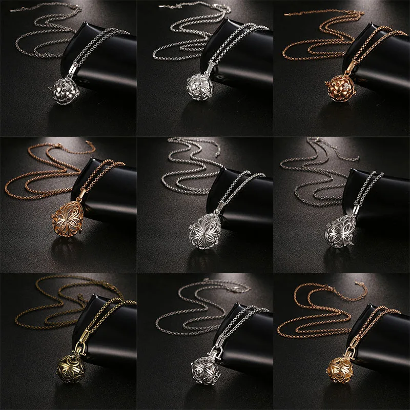 New Mexico Chime Music Angel Ball Caller Locket Necklace Vintage Pregnancy Necklace Aroma Essential Oil Diffuser Pendant Jewelry
New Mexico Chime Music Angel Ball Caller Locket Necklace Vintage Pregnancy Necklace Aroma Essential Oil Diffuser Pendant Jewelry