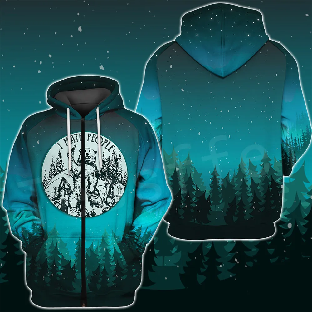 Tessffel Alien Animal Bear Hunting I hate people Love Camping Funny NewFashion 3DPrint Unisex Zip/Hoodies/Sweatshirts/Jacket A-8
Tessffel Alien Animal Bear Hunting I hate people Love Camping Funny NewFashion 3DPrint Unisex Zip/Hoodies/Sweatshirts/Jacket A-8