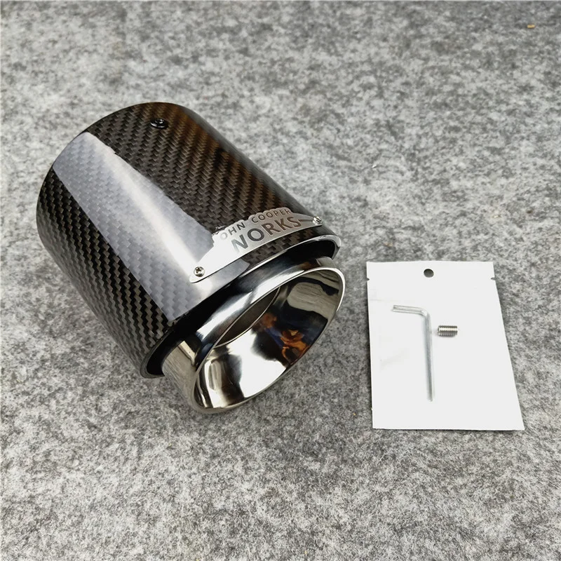 1 Pcs Car Styling Glossy Exhaust Pipe For MINI Cooper S R55 R56 R60 F54 F55 F56 Cooper Carbon Fiber Stainless Steel Muffler Tip
1 Pcs Car Styling Glossy Exhaust Pipe For MINI Cooper S R55 R56 R60 F54 F55 F56 Cooper Carbon Fiber Stainless Steel Muffler Tip