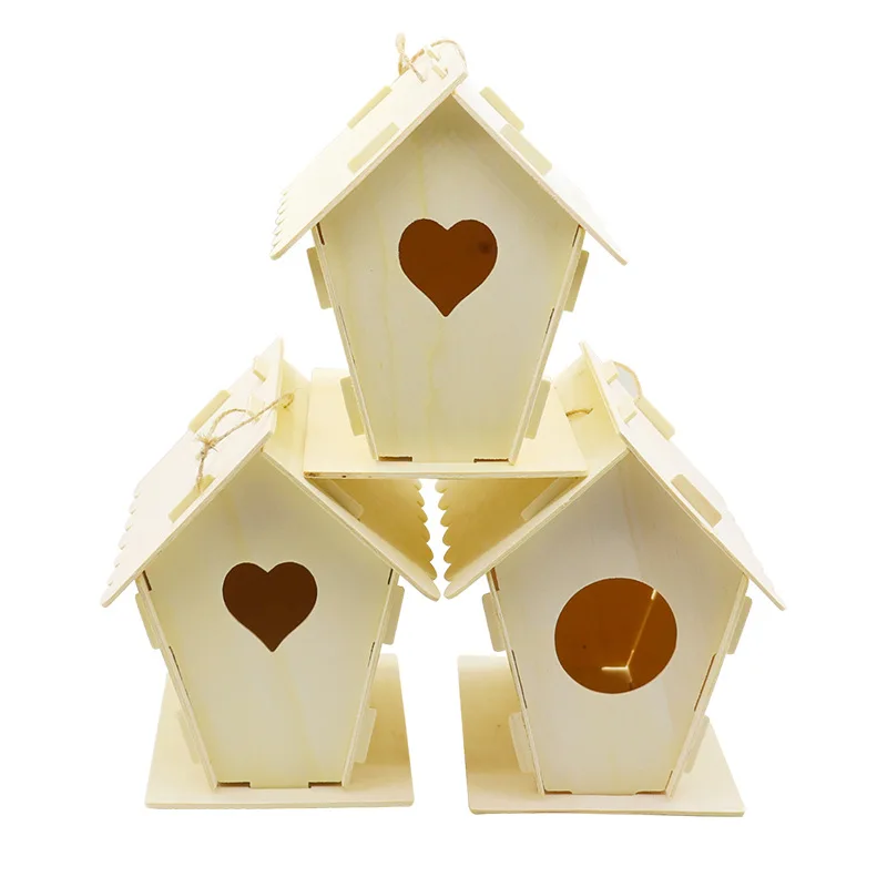 Bird's Nest Creative Home Crafts Birdhouse diy wooden wooden house type home decoration house ornaments 
Bird's Nest Creative Home Crafts Birdhouse diy wooden wooden house type home decoration house ornaments