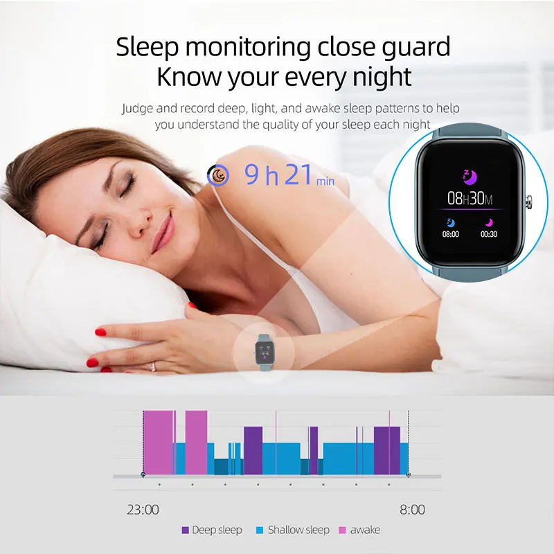 Smart Watch Men Women IPX7 Waterproof Fitness Tracker Sport Heart Rate Monitor Full Touch Smartwatch
Smart Watch Men Women IPX7 Waterproof Fitness Tracker Sport Heart Rate Monitor Full Touch Smartwatch