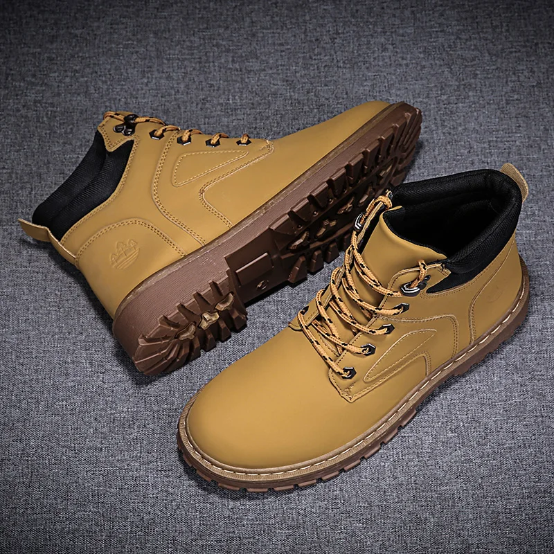 PUPUDA tooling shoes men winter new boots men fashion trend casual high top shoes male outdoor snow boots sport shoes men
PUPUDA tooling shoes men winter new boots men fashion trend casual high top shoes male outdoor snow boots sport shoes men