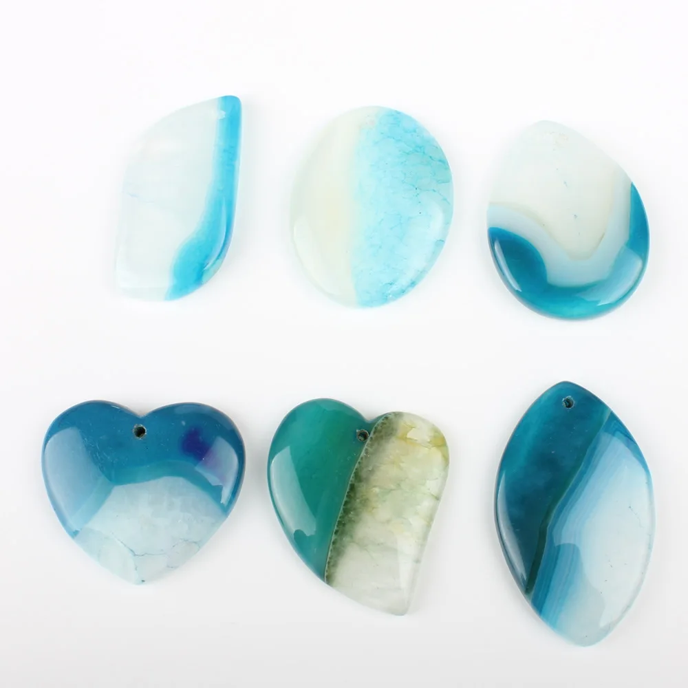 5pcs/set Natural Semi-precious Stone Agates Blue Irregular Texture Small Pendant Charms Jewelry Making DIY Necklace Accessories
5pcs/set Natural Semi-precious Stone Agates Blue Irregular Texture Small Pendant Charms Jewelry Making DIY Necklace Accessories