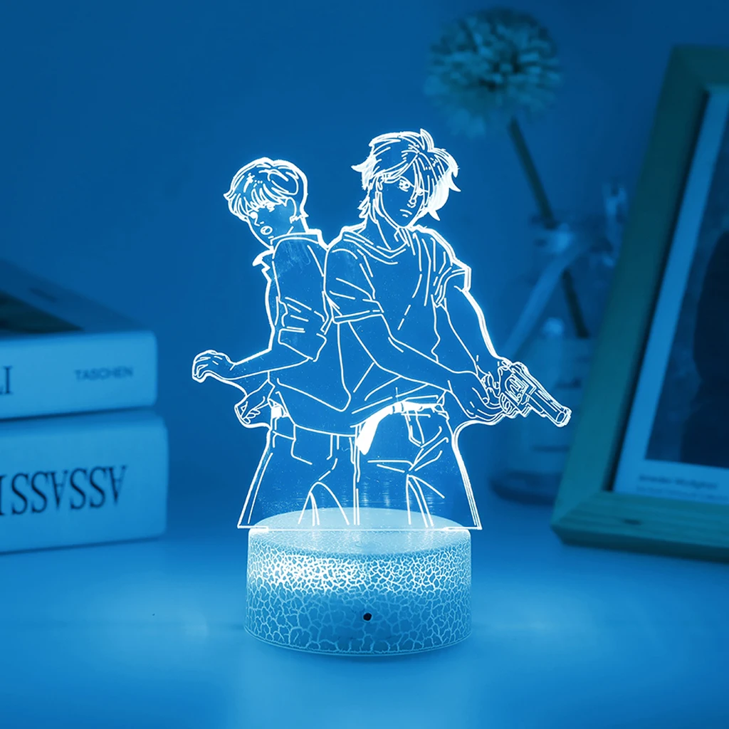 Attack On Titan LED Night Light Anime Banana Fish Lamp For Room Decor Indie Kid Gift Base And Acrylic Board Are Sold Separately
Attack On Titan LED Night Light Anime Banana Fish Lamp For Room Decor Indie Kid Gift Base And Acrylic Board Are Sold Separately
