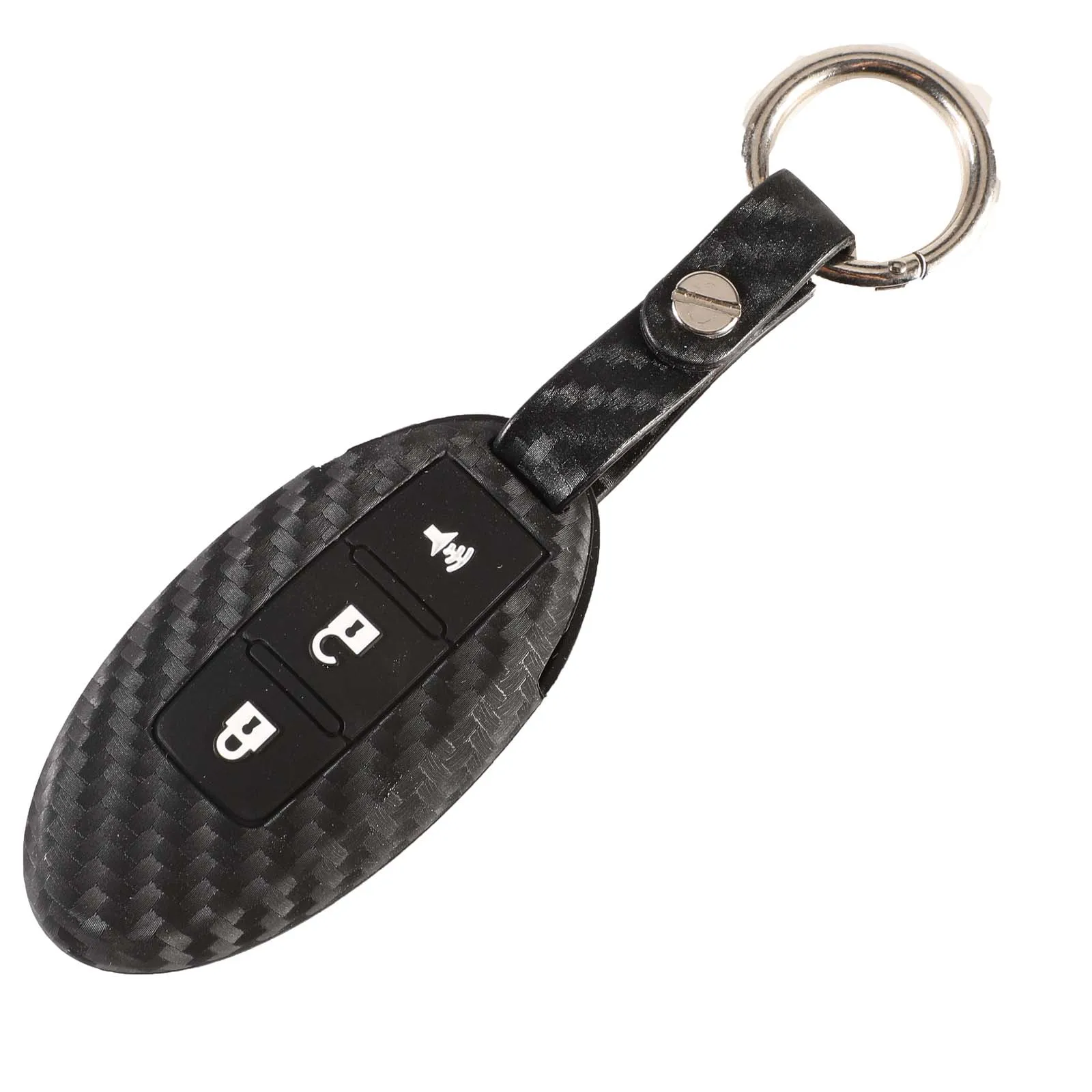jingyuqin 10PCS For Nissan Tidda Livida X-Trail T31 T32 Qashqai 3 Buttons Carbon Silicone Protection Remote Car Key Case Replace
jingyuqin 10PCS For Nissan Tidda Livida X-Trail T31 T32 Qashqai 3 Buttons Carbon Silicone Protection Remote Car Key Case Replace