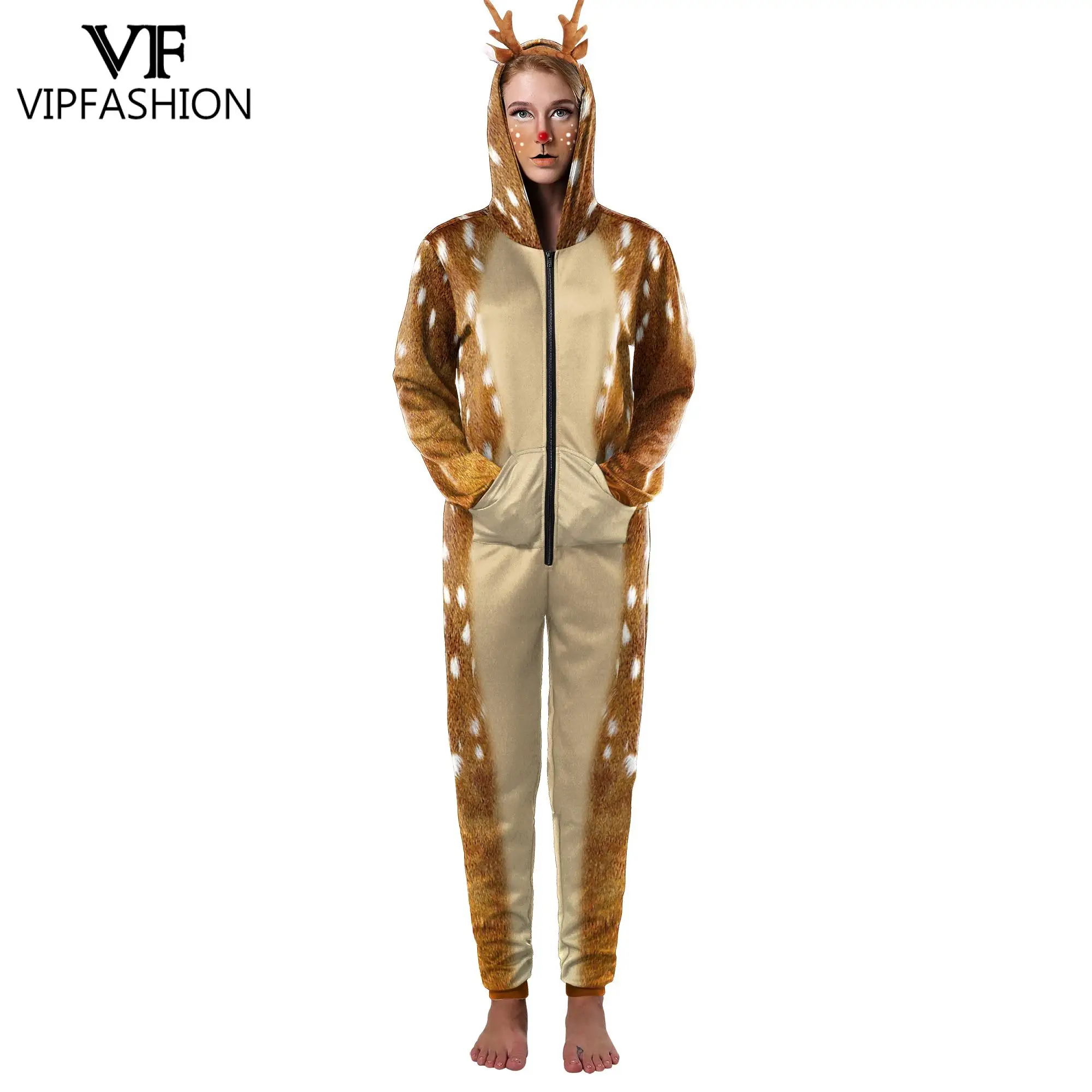 VIP FASHION Adult Animal Hooded Pajamas Women Winter Sleepwear Unisex Cosplay Onesies Costume
VIP FASHION Adult Animal Hooded Pajamas Women Winter Sleepwear Unisex Cosplay Onesies Costume