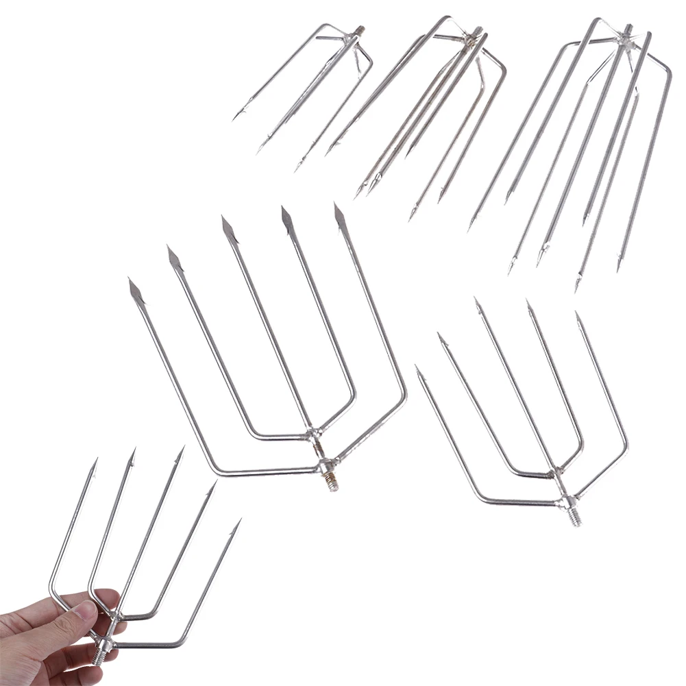 1PC 5 Sizes 7/5 Fork Fish Fork Fishing Ice Breaker Accessory Tackle ToolTeeth Silver Fishing Tool Stainless Steel Prong Harpoon
1PC 5 Sizes 7/5 Fork Fish Fork Fishing Ice Breaker Accessory Tackle ToolTeeth Silver Fishing Tool Stainless Steel Prong Harpoon