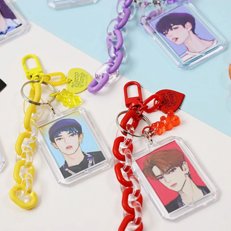 Super Star ID Photo Pendant Key Chain Sweet Colorful Decorative Mobile Phone Chain Women Girls Acrylic Photo Key Chain
Super Star ID Photo Pendant Key Chain Sweet Colorful Decorative Mobile Phone Chain Women Girls Acrylic Photo Key Chain
