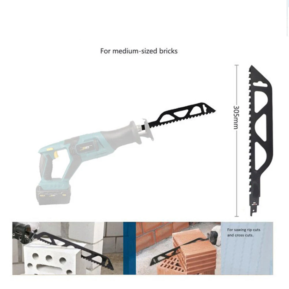 3Pcs Reciprocating Saw Blade 240mm 305mm 455mm Hand Saw Cutting For Cutting Concrete Red Brick Stone Masonry Saber Saw Blades
3Pcs Reciprocating Saw Blade 240mm 305mm 455mm Hand Saw Cutting For Cutting Concrete Red Brick Stone Masonry Saber Saw Blades