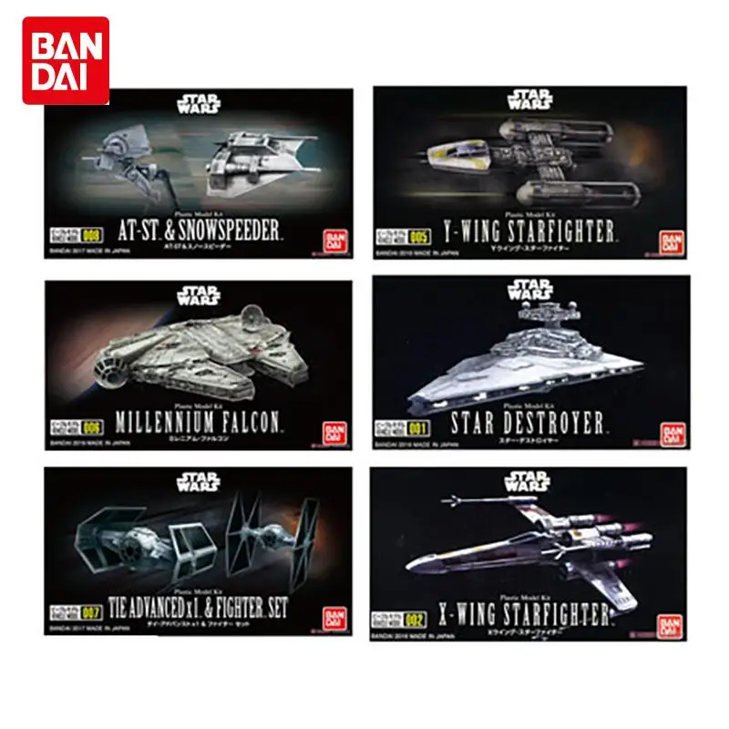 Экшн-фигурки BANDAI Звездные войны, оригинальный Сокол Тысячелетия X-wing, Звездный истребитель, разрушитель, механическая коллекция, Аниме Фигу...
Экшн-фигурки BANDAI Звездные войны, оригинальный Сокол Тысячелетия X-wing, Звездный истребитель, разрушитель, механическая коллекция, Аниме Фигу...
