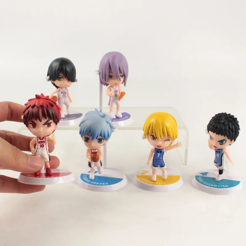 6Pcs/Lot Anime Kuroko's Basketball Action Figures PVC Figurine Collectible Model Toy Doll for Kids
6Pcs/Lot Anime Kuroko's Basketball Action Figures PVC Figurine Collectible Model Toy Doll for Kids