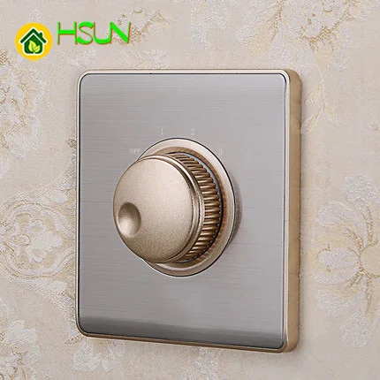 86 Type Air Conditioner Fan Volume Switch S5 Stainless Steel switch with Four Adjustable Wall Panel
86 Type Air Conditioner Fan Volume Switch S5 Stainless Steel switch with Four Adjustable Wall Panel