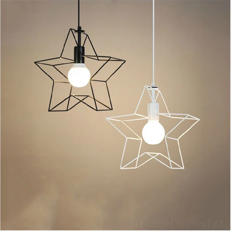 Modern Hamging Pentagram Led Pendant Lights Living Room Bedroom Lighting Pendant Lamp Cafe Industrial Decoration Iron Fixtures
Modern Hamging Pentagram Led Pendant Lights Living Room Bedroom Lighting Pendant Lamp Cafe Industrial Decoration Iron Fixtures