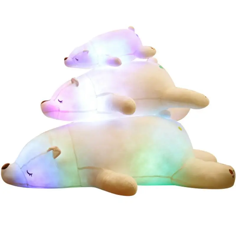 Colorful Flash LED Plush Toy Polar Bear Light-emitting Kids Doll Soft Animal Stuffed Pillow Cute Gift for Children Luminous Toys
Colorful Flash LED Plush Toy Polar Bear Light-emitting Kids Doll Soft Animal Stuffed Pillow Cute Gift for Children Luminous Toys