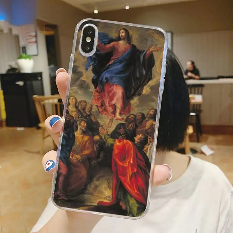 Jesus Christ cross pattern Phone Case Transparent for iPhone 6 7 8 11 12 s mini pro X XS XR MAX Plus
Jesus Christ cross pattern Phone Case Transparent for iPhone 6 7 8 11 12 s mini pro X XS XR MAX Plus