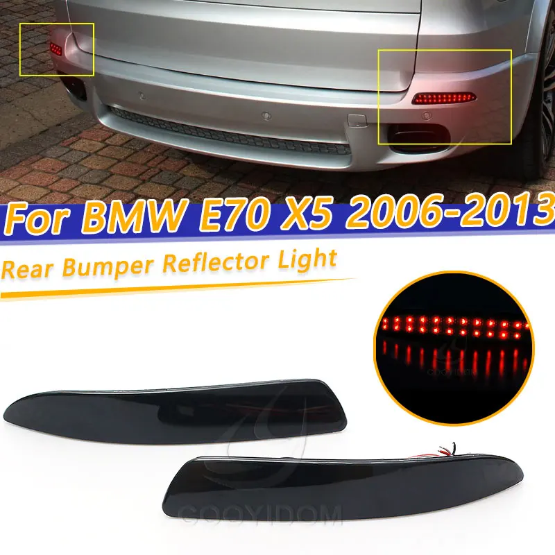 COOYIDOM 1Pair Tail LIght Assembly For BMW E70 X5 2006-2013 Black Smoked Lens Red LED Rear Bumper Reflector Light 63217158949
COOYIDOM 1Pair Tail LIght Assembly For BMW E70 X5 2006-2013 Black Smoked Lens Red LED Rear Bumper Reflector Light 63217158949